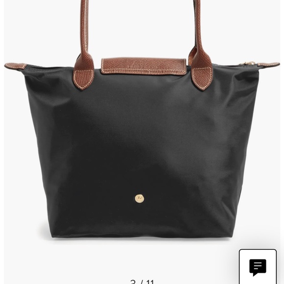 longchamp tote bag black size medium - Picture 4 of 6